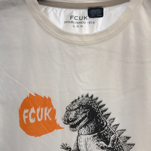 Men's Funny Slogan Dinosaur Fcuk T-Shirt - Picture 4 of 5
